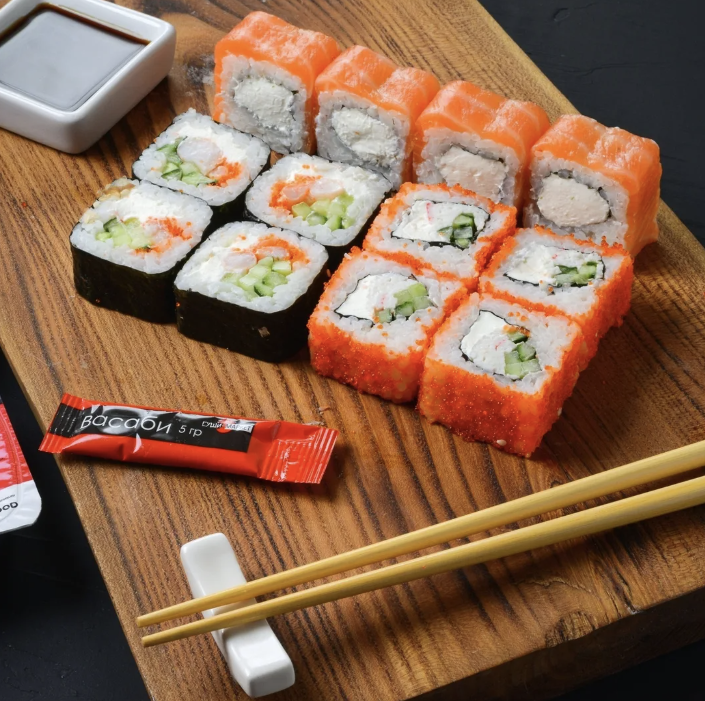 Как делать суши из набора для суши фото 100